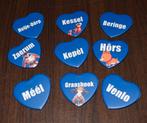 button hart mat 2,- pst elke naam woonplaats mogelijk, Ophalen of Verzenden, Nieuw, Overige onderwerpen, Button