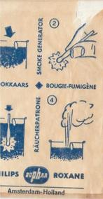 PHILIPS Duphar Roxane - rookkaars bougie smoke generator, Ophalen of Verzenden