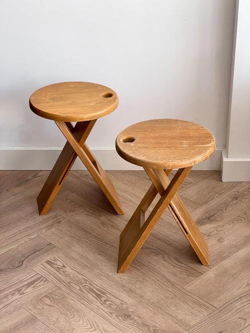 Vintage Suzy stool Adrian Reed, Huis en Inrichting, Krukjes, Gebruikt, Hout, Ophalen