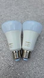 2x Philips Hue White E27, Huis en Inrichting, Lampen | Losse lampen, Ophalen, Gebruikt, E27 (groot), Led-lamp