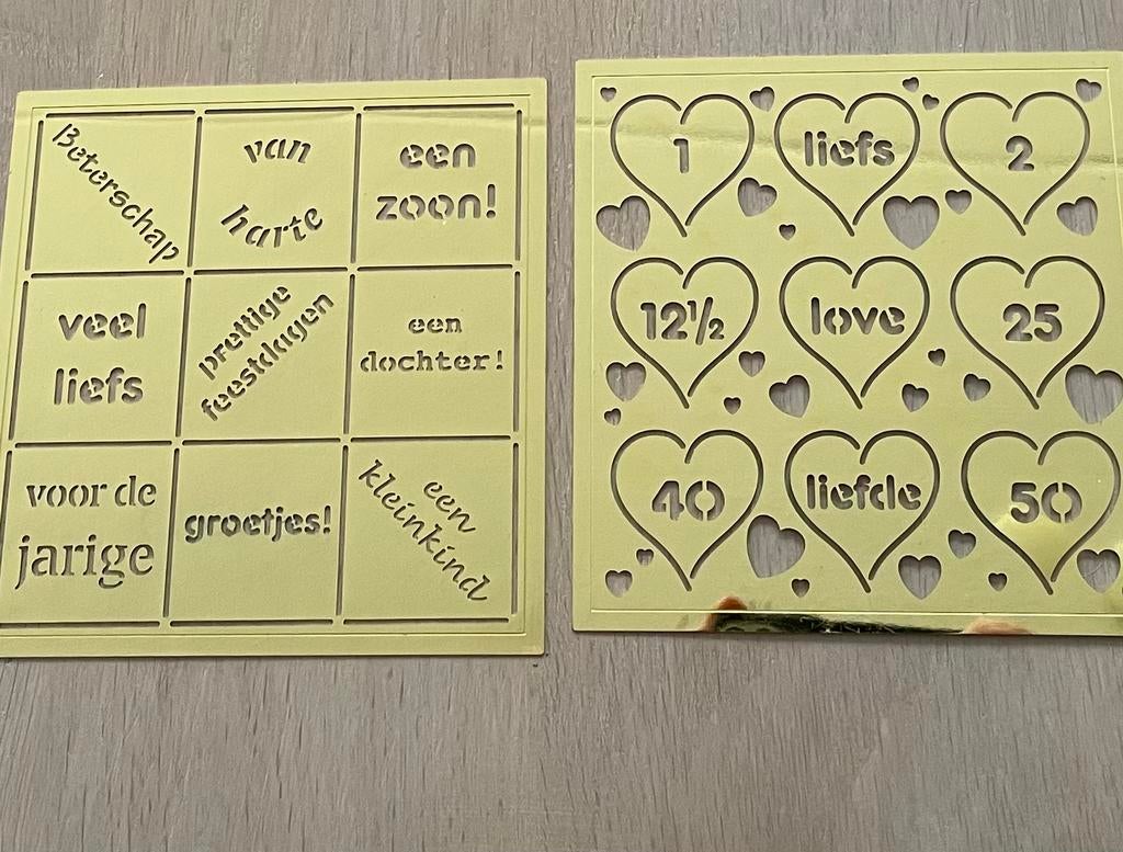 2 mallen om te embossen of in te kleuren vele mogelijkheden, Ophalen of Verzenden, Zo goed als nieuw, Overige thema's, Pons of Mal