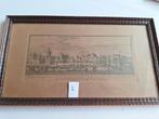 4 gravures van Vlaardingen, Antiek en Kunst, Ophalen of Verzenden