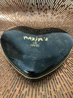 Leeg hartvormig blikje Maxim’s Paris, Ophalen of Verzenden, Gebruikt, Metaal, Minder dan 50 cm
