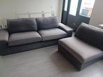 Gratis Kivik bank plus hocker, Ophalen, Gebruikt, 75 tot 100 cm, Rechte bank