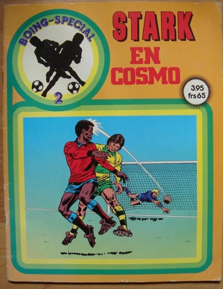 4x Voetbal-strip - 2x Knudde - Jimmy Brown - Stark & Cosmo, Boeken, Stripboeken, Gelezen, Meerdere stripboeken, Ophalen of Verzenden
