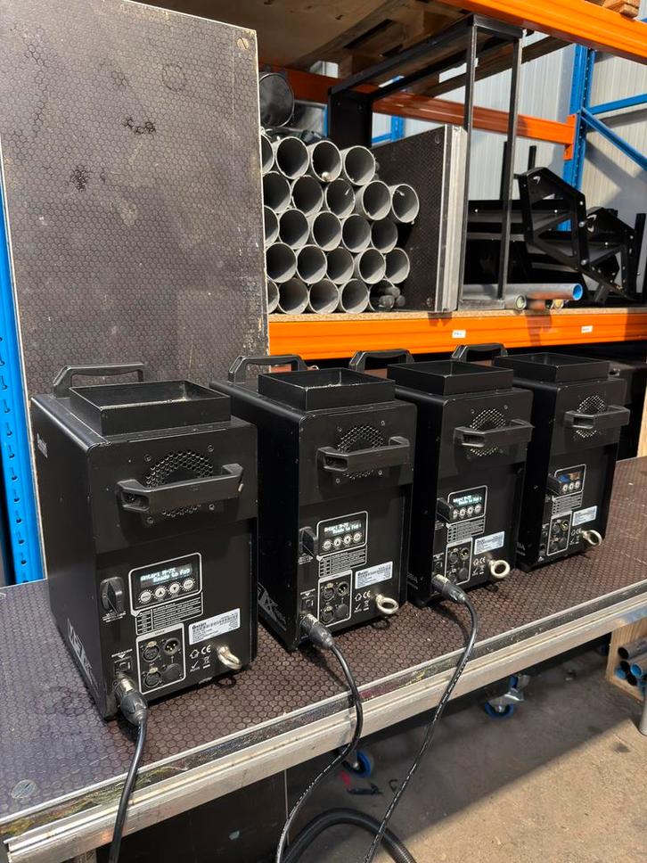 4 x Antari M-7X smokejets, Muziek en Instrumenten, Licht en Laser, Zo goed als nieuw, Rookmachine, Kleur, Stroboscoopeffect, Ophalen of Verzenden