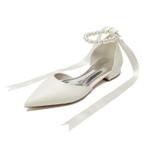 Bruidsschoenen ivoor met parels, maat 41, Schoenen, Nieuw, Ophalen of Verzenden, Wit