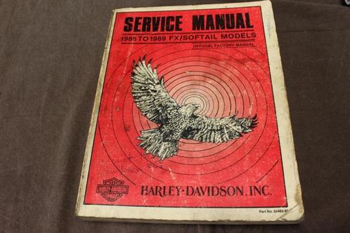 Harley Davidson FX Softails 1985 -1989 models service manual, Motoren, Handleidingen en Instructieboekjes, Harley-Davidson of Buell