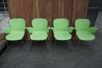 4x kohl stoelen kunststof eetkamerstoelen wachtkamer stoelen, Huis en Inrichting, Stoelen, Kunststof, Gebruikt, Overige kleuren
