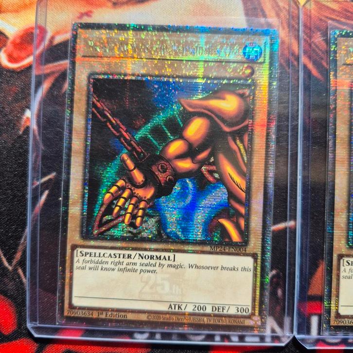 Right Arm of the Forbidden One MP24-EN004 YU-GI-OH!, Hobby en Vrije tijd, Verzamelkaartspellen | Yu-gi-Oh!, Zo goed als nieuw