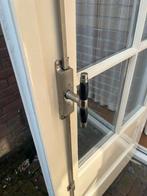 Openslaande  houten Tuindeuren met dubbelglas, Doe-het-zelf en Verbouw, Ophalen, Gebruikt, 120 cm of meer, 200 tot 215 cm