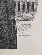 Jan van Eijk litho lopende vrouw 1980, Antiek en Kunst, Kunst | Litho's en Zeefdrukken, Verzenden