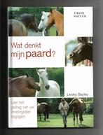 Wat denkt mijn paard - Lesley Bayley, Ophalen of Verzenden, Nieuw, Paarden of Pony's