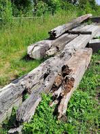Houten meerpalen / brandhout, Ophalen, Gebruikt, Palen, Hardhout
