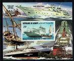 djibouti 1982 pf ongetand blok scheepvaart boten ships, Ophalen of Verzenden, Postfris, Dier of Natuur