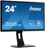 Leuke 24 Inch IIyama Prolite Mooie Nette Staat Incl Kabels, Ophalen of Verzenden, Gebruikt, VGA, In hoogte verstelbaar