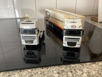2 X DAF 1 DAF 95 XF /DAF 105 XF space cab Opleggers € 52,50 beschikbaar voor biedingen