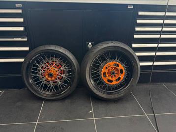 Goldspeed hd Pro KTM Husqvarna Supermoto wielen complete set beschikbaar voor biedingen
