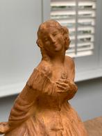 Art-deco beeld terracotta gesigneerd Fanny Rozet, Ophalen of Verzenden