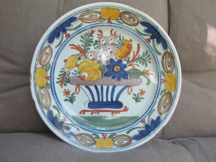 Aardewerk bord 19e eeuw Klauw., Antiek en Kunst, Antiek | Keramiek en Aardewerk, Ophalen of Verzenden