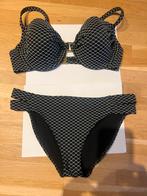 Gisela zwart wit bikini 85d broekje l met gouden sluiting!, Kleding | Dames, Badmode en Zwemkleding, Ophalen of Verzenden, Zo goed als nieuw