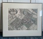 Kaart van Culemborg 60,5 x 71 met passe-partout, Antiek en Kunst, Ophalen