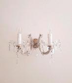 Prachtige brocante wandlamp, Ophalen of Verzenden
