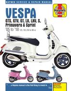 Vespa GTS LX LXV S GTV Primavera Sprint [2005-2018] Haynes, Motoren, Handleidingen en Instructieboekjes, Overige merken
