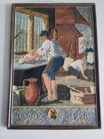 Te koop mooie antieke tegel Porcelyne Fles, Antiek en Kunst, Ophalen of Verzenden