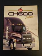 Brochure Mack Trucks CH600 Series 1990 USA, Ophalen of Verzenden, Zo goed als nieuw, Overige merken