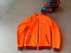Motorjas GMS maat 50 kleur oranje, Ophalen of Verzenden, Tweedehands, Jas | leer