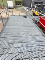 Stalen bordes gegalv. 6 mtr. x 2,4 mtr. nor022