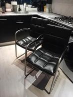 Set van 2 zwarte stoelen, Ophalen, Twee, Zwart, Zo goed als nieuw