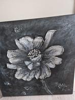 Twee 3D Schilderijen - Bloemenmotief - ca. 100x90 cm, Antiek en Kunst, Kunst | Schilderijen | Klassiek, Ophalen of Verzenden