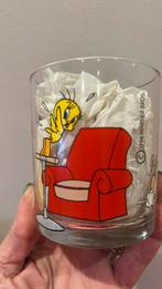 Nutella Looney tunes glas met tweety en sylvester, Ophalen of Verzenden, Looney Tunes, Zo goed als nieuw, Gebruiksvoorwerp