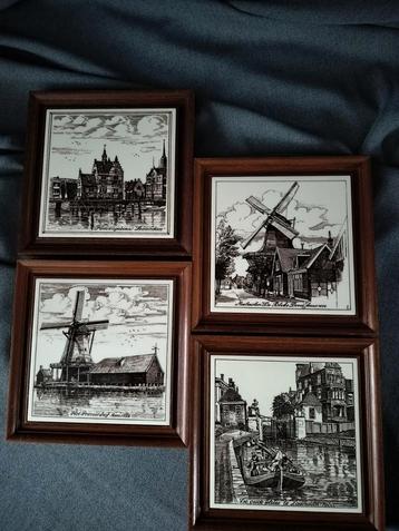 Zaandam Tegels - Set van 4 beschikbaar voor biedingen