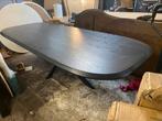 Tafel deens ovaal 300x110 zwart matrix poot, Huis en Inrichting, Tafels | Eettafels, Ophalen, 100 tot 150 cm, Eikenhout, Vijf personen of meer