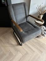 Grijze fauteuil, Ophalen of Verzenden, Zo goed als nieuw
