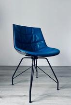 4x MDF Flow chairs design by jean-marie massaud., Huis en Inrichting, Stoelen, Ophalen, Gebruikt, Blauw, Mdf Italia