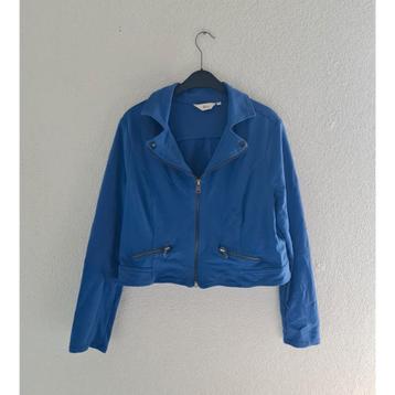 Blauw jasje/jack van Miss Etam maat XL beschikbaar voor biedingen