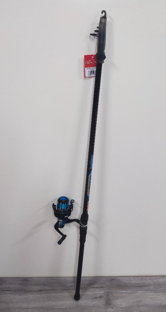 NIEUW Set Arca Hellas Trout (Forel) Tele 3,00 Meter + Molen, Watersport en Boten, Hengelsport | Roofvissen, Nieuw, Complete set