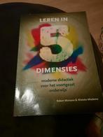 Leren in 5 dimensies - Marzano & Miedema, Boeken, Studieboeken en Cursussen, Ophalen of Verzenden, Gelezen, HBO, Robert Marzano & Wietske Miedema