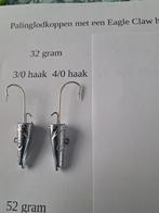 Paling Jiggkoppen met een zilveren roestwerende Eagle claw j, Ophalen of Verzenden, Nieuw, Overige typen