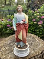 Antiek Frans porseleinen heiligenbeeld ❤️ St Jozef, Ophalen of Verzenden