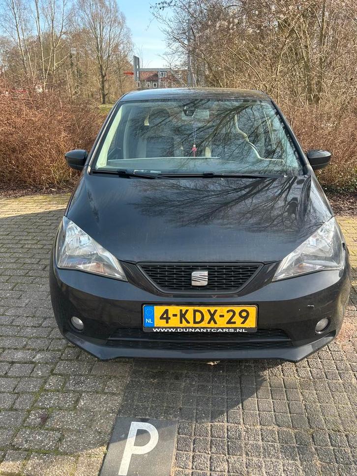 Seat Mii 1.0 44KW 2013 Zwart, Auto's, Seat, Particulier, Mii, Benzine, Euro 5, A, Hatchback, Handgeschakeld, Origineel Nederlands