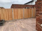 Schutting Douglashout met wit(lichtgrijs) betonsysteem, Ophalen, Nieuw, Hout, Minder dan 3 meter