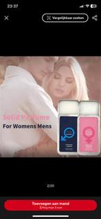 Solid perfume for womens and mens, per 2 stuks, nieuw, Ophalen of Verzenden, Nieuw