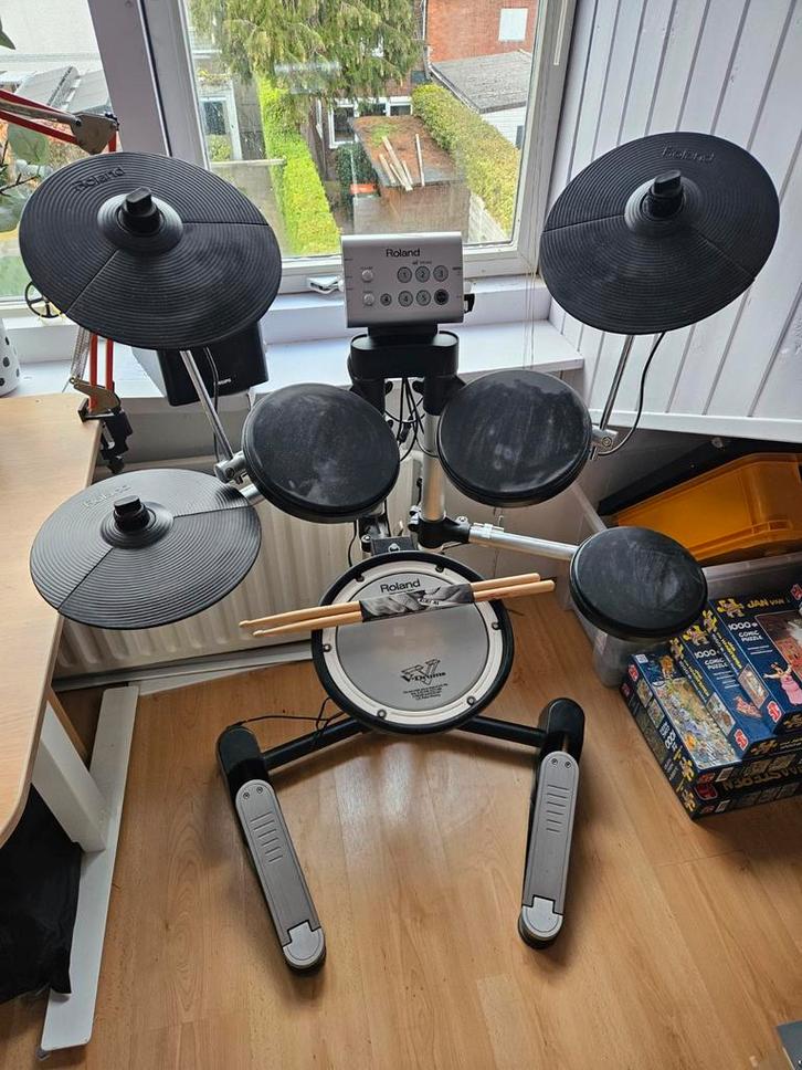 Roland HD-1 V-Drums Lite Elektronisch Drumstel, Muziek en Instrumenten, Drumstellen en Slagwerk, Gebruikt, Roland, Elektronisch