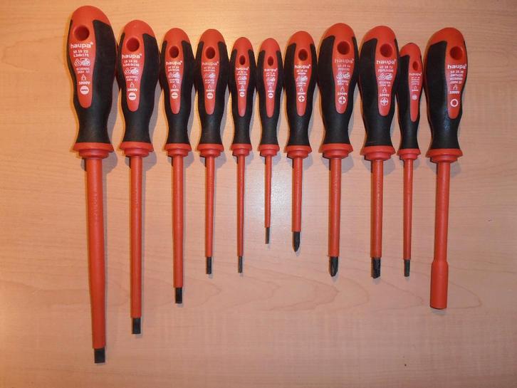 HAUPA 1000VOLT VDE schroevendraaier set., Doe-het-zelf en Verbouw, Gereedschap | Handgereedschap, Nieuw, Ophalen of Verzenden