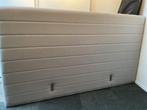 Hoofdbord boxspring grijs 2.00m breed, Ophalen, Zo goed als nieuw, Tweepersoons, Grijs